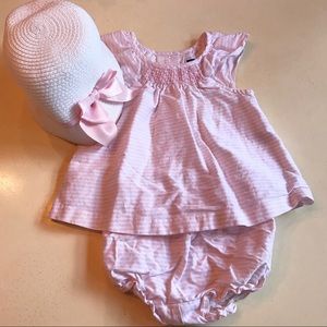 Janie and jack baby girl set